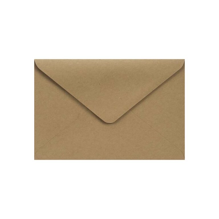 Koperta ozdobna prostokątna KRAFTOWA ECO matowa