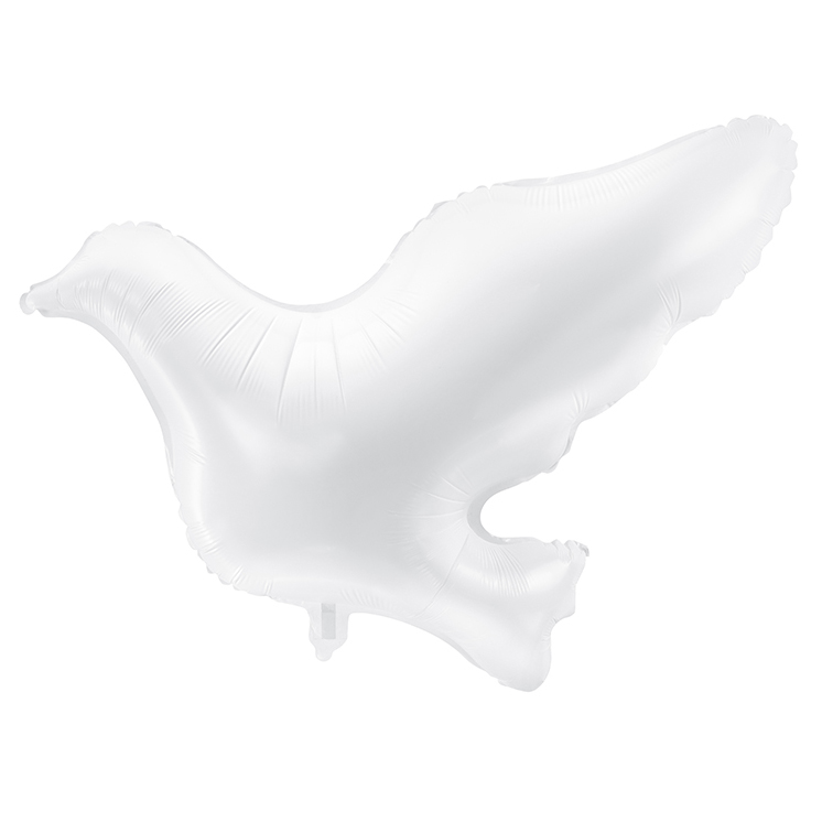 Balon foliowy GOŁĄB biały