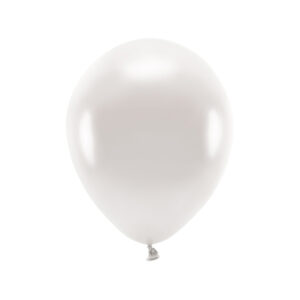 Balony pastelowe białe ECO