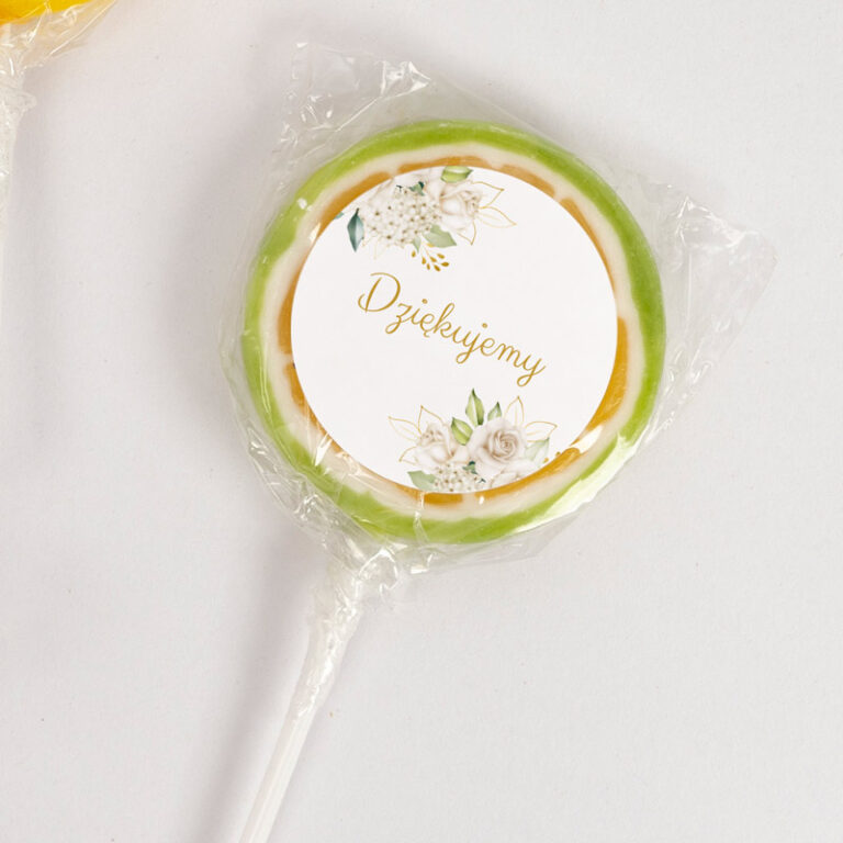 Lizaki podziękowanie BIAŁE RÓŻE