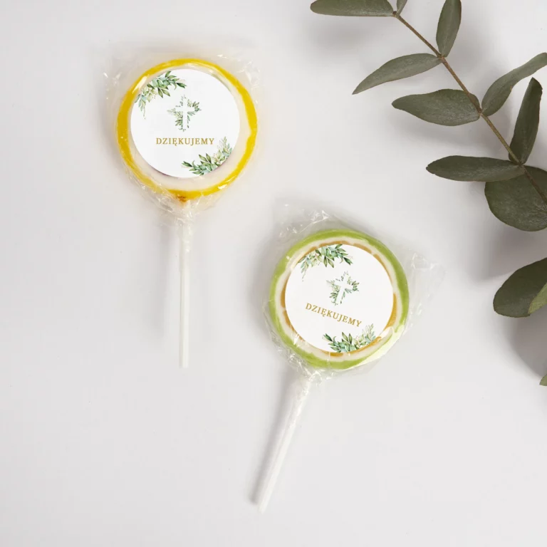 Lizaki podziękowanie BIAŁY KRZYZ