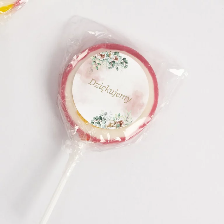 Lizaki podziękowanie RÓŻOWA AKWARELA