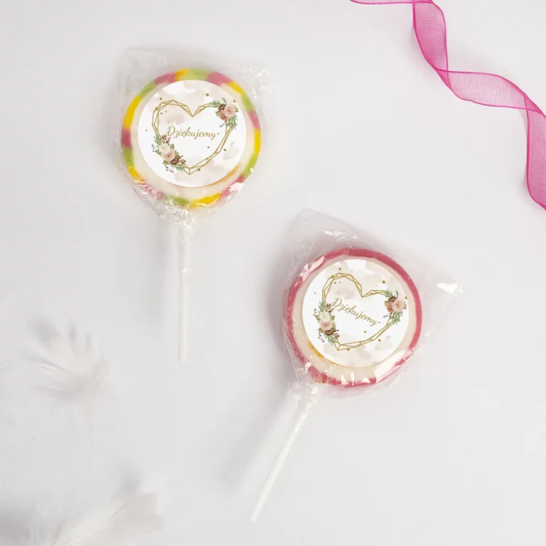 Lizaki podziękowanie RÓŻOWA RÓŻA