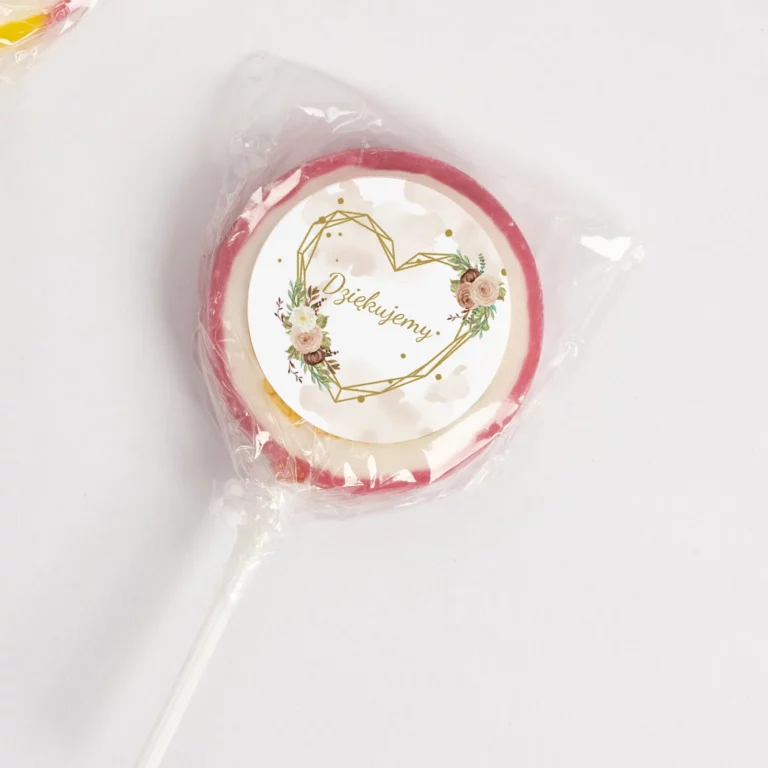 Lizaki podziękowanie RÓŻOWA RÓZA