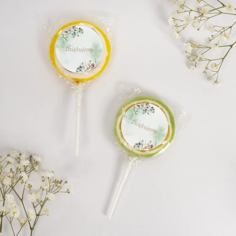 Lizaki podziękowanie ZIELONA AKWARELA
