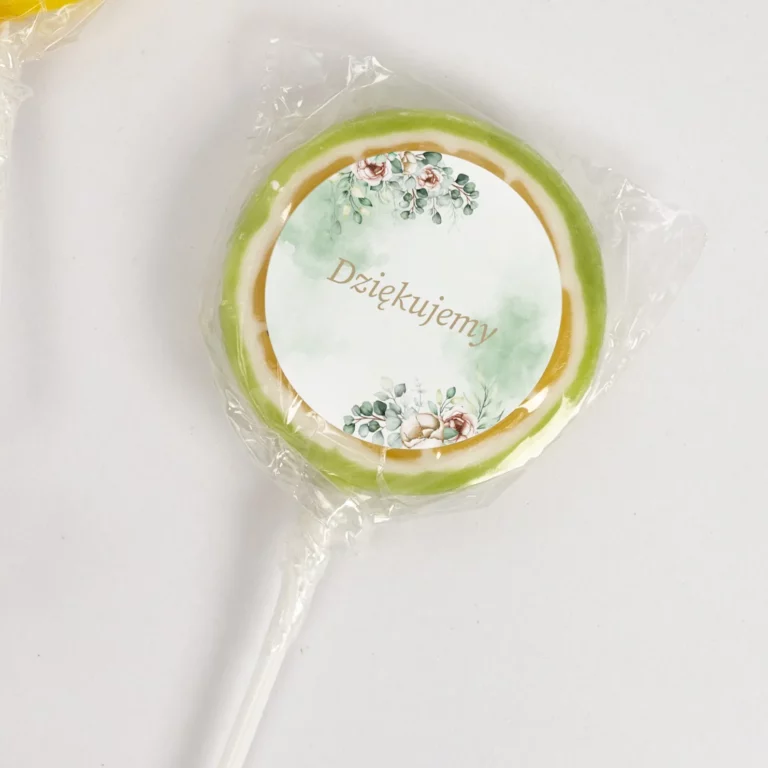 Lizaki podziękowanie ZIELONA AKWARELA