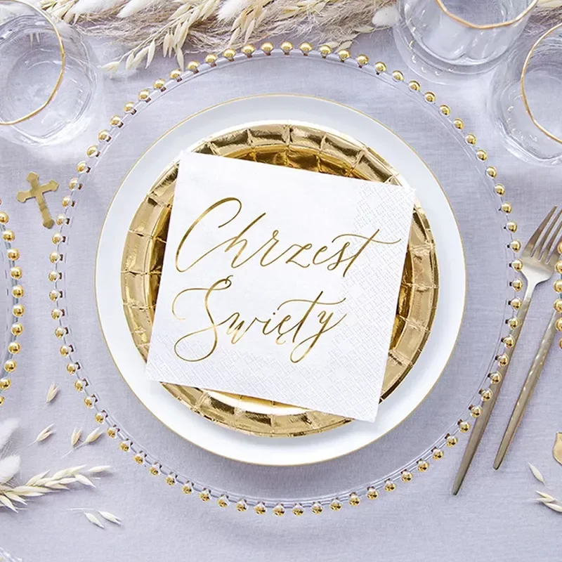 Dekoracje stołu na Chrzest