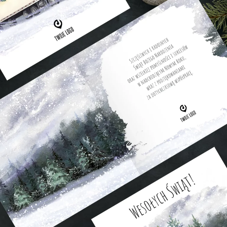 Kartka świąteczna transport ŚWIĄTECZNA CIĘŻARÓWKA