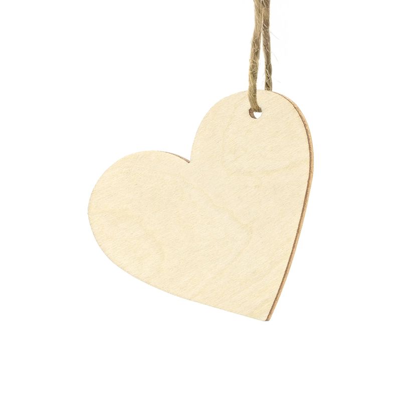 Drewniane wizytówki na stół SERCA