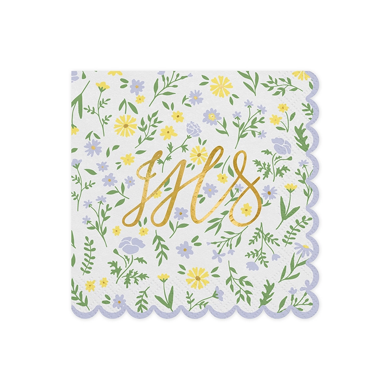 Serwetki IHS w kolorowe kwiaty