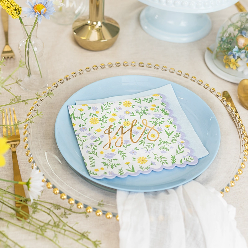 Serwetki IHS w kolorowe kwiaty