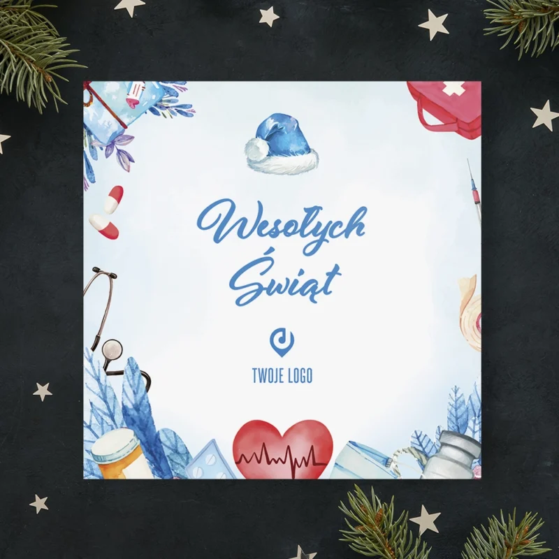 Kartka świąteczna ZASTRZYK RADOŚCI