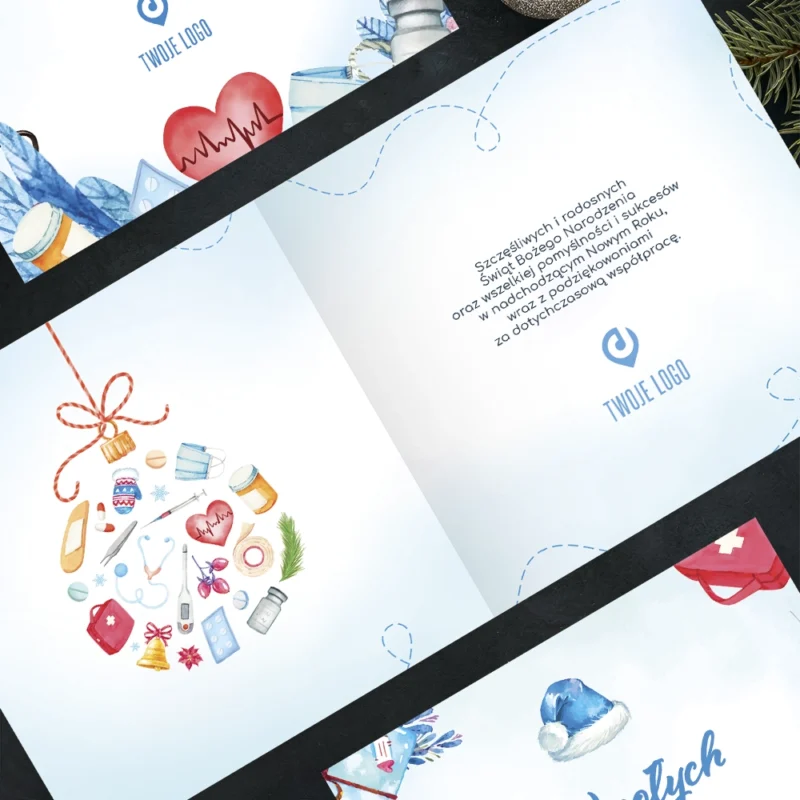 Kartka świąteczna ZASTRZYK RADOŚCI