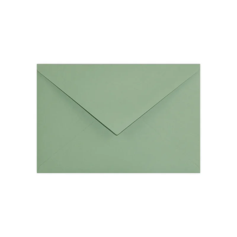 Koperta ozdobna prostokątna MATCHA TEA matowa