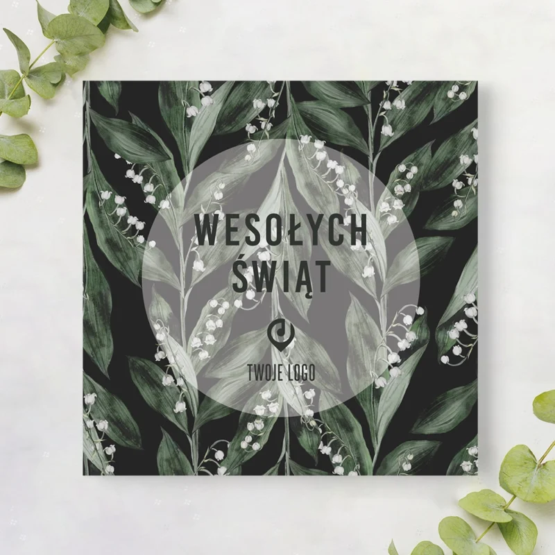 Kartka wielkanocna WIOSENNA KONWALIA z Twoim logo